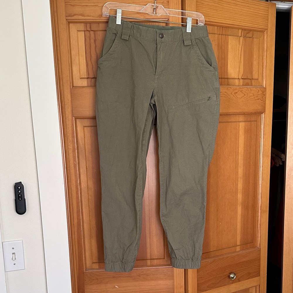 Duluth Trading Co Olive Green Women's Jogger Sweatpants